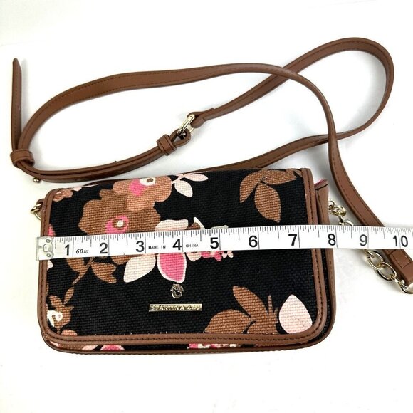 Spartina 449 Verdier Crew Phone Crossbody Bag Linen Floral Handbag Organizer - Picture 12 of 16